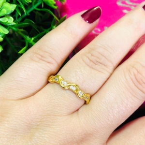 ANEL EM OURO - 18 - AN102523