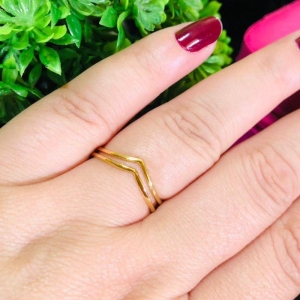 ANEL EM OURO - 20 - AN102502