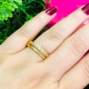 ANEL EM OURO - 20 - AN102518