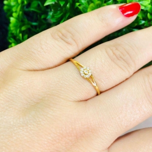 ANEL EM OURO - 26 - AN102509