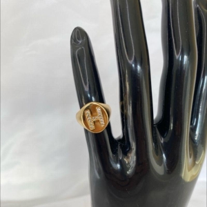 ANEL EM OURO Lº H - AN092409
