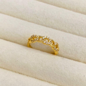 ANEL EM OURO - Nº 14 - AN062687