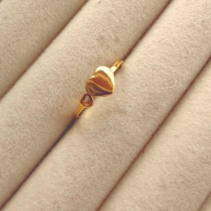 ANEL EM OURO - Nº 16 - AN072601