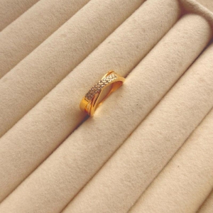 ANEL EM OURO - Nº 16 - AN072622
