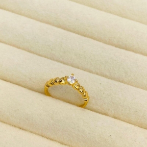 ANEL EM OURO - Nº 18 - AN062643