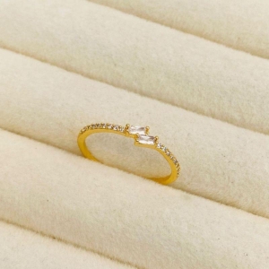 ANEL EM OURO - Nº 22 - AN062679