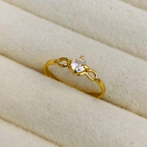 ANEL EM OURO - Nº 24 - AN062615