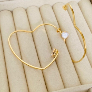 ARGOLA GRANDE EM OURO - AG122511