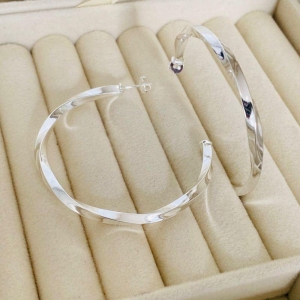 ARGOLA GRANDE EM PRATA - AG122507