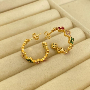 ARGOLA MEDIA EM OURO - AM032617