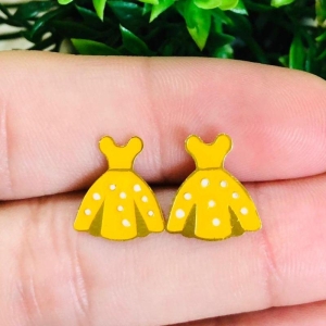 BRINCO INFANTIL RES VESTIDO - AMARELO - BI102587