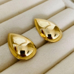 BRINCO MEDIO EM OURO - BM122528
