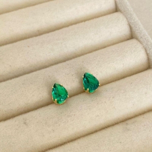 BRINCO PEQ EM OURO - ESMERALDA- BP062661
