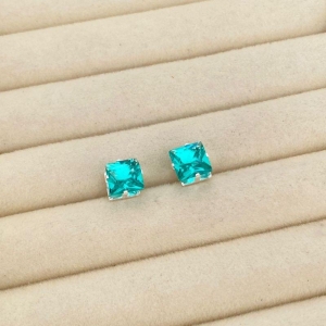 BRINCO PEQ EM PRATA - VERDE - BP062604