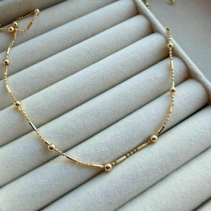 CHOKER SEMIJOIA EM OURO - CK525203