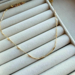 CHOKER SEMIJOIA EM OURO - CK525204