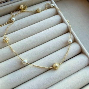 CHOKER SEMIJOIA EM OURO - CK525206