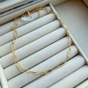 CHOKER SEMIJOIA EM OURO - CK525208