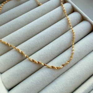 CHOKER SEMIJOIA EM OURO - CK525210