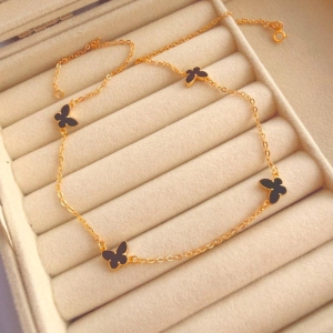 COLAR EM OURO - PRETO - CL072615
