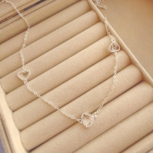 COLAR EM PRATA - CRISTAL - CL072612