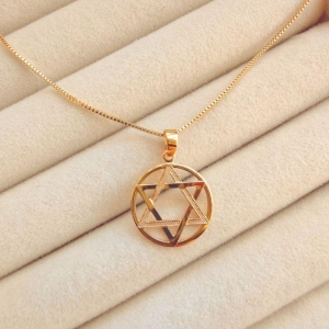 CORRENTE MAS C/ PING EM OURO - CP072613