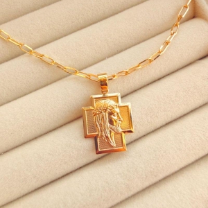 CORRENTE MAS C/ PING EM OURO - CP072631