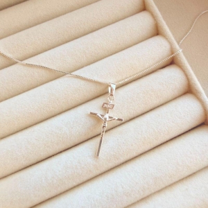 CORRENTE MAS C/ PING EM PRATA - CP072612