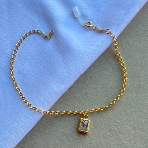 PULSEIRA FEM SEMIJOIA EM OURO - PF577043