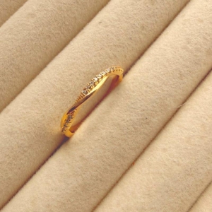 ANEL EM OURO - Nº 20 - AN072630