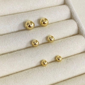 BRINCOS EM TRIO EM OURO - BT062603