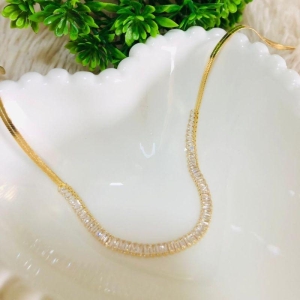 CHOKER EM OURO FITA - CK092505