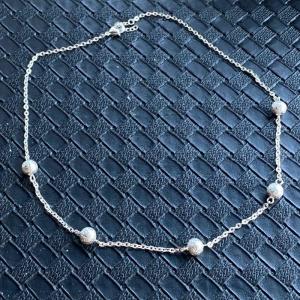 COLAR BOLA EM PRATA - CL082506