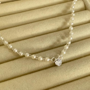 COLAR EM PRATA - CRISTAL - CL062603