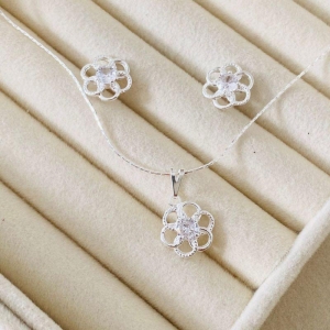 CONJUNTO EM PRATA - CJ022610