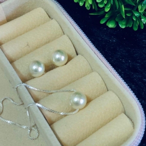 CONJUNTO PEROLADO EM PRATA - CJ042604