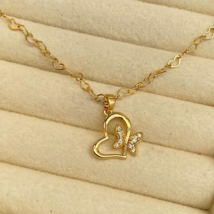 CORRENTE C/ PINGENTE EM OURO - GG062625