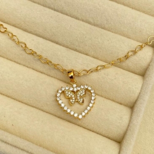 CORRENTE C/ PINGENTE EM OURO - GG062647