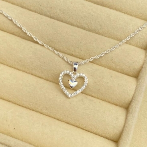 CORRENTE C/ PINGENTE EM PRATA - GG062630