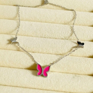 CORRENTE FEMI EM AÇO - ROSA - GG032608