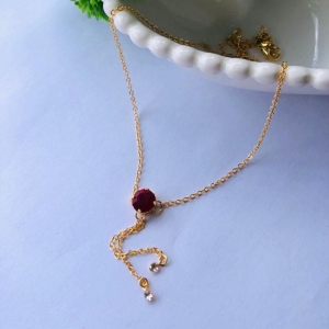 GARGANTILHA PONTO VERMELHO - GG092507