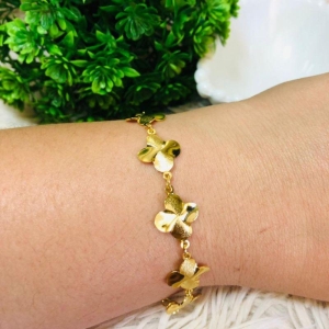 PULSEIRA FEM EM OURO - PF102508
