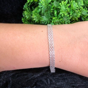 PULSEIRA FEMININA EM PRATA - PF042532