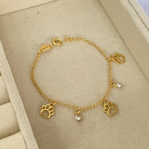 PULSEIRA INFANTIL EM OURO - PT032615