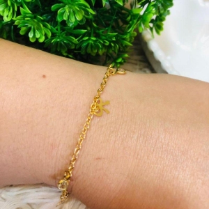 PULSEIRA INFANTIL EM OURO - PT092508