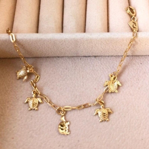 PULSEIRA INFANTIL EM OURO - PT092511