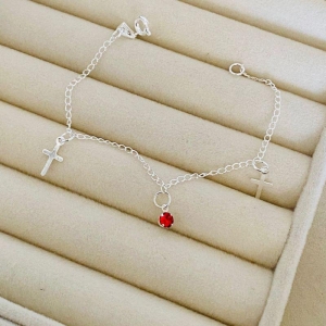 PULSEIRA INFANTIL EM PRATA- PT112514