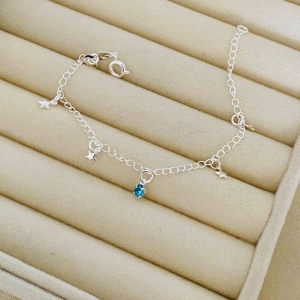 PULSEIRA INFANTIL EM PRATA- PT112516