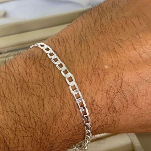 PULSEIRA MASCULINA EM PRATA - PM032606