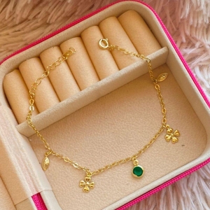 TORNOZELEIRA EM OURO - TZ082501
